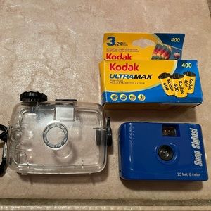 NWOT Snap Sights Waterproof Camera w/Case + Pelican 1010 Waterproof MicroCase